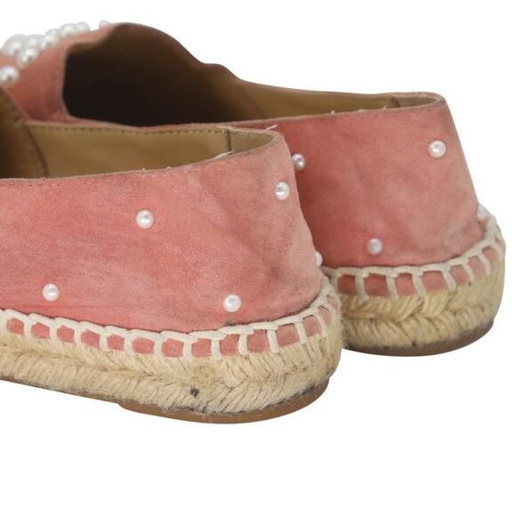 Chanel Espadrille 36 Suede and Faux Leather Pearl CC Flats CC-0523N-0195 - Picture 9 of 13